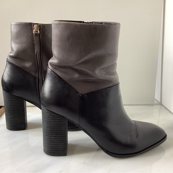 Aldo black and grey leather boots size 9 - Picture 6 of 6